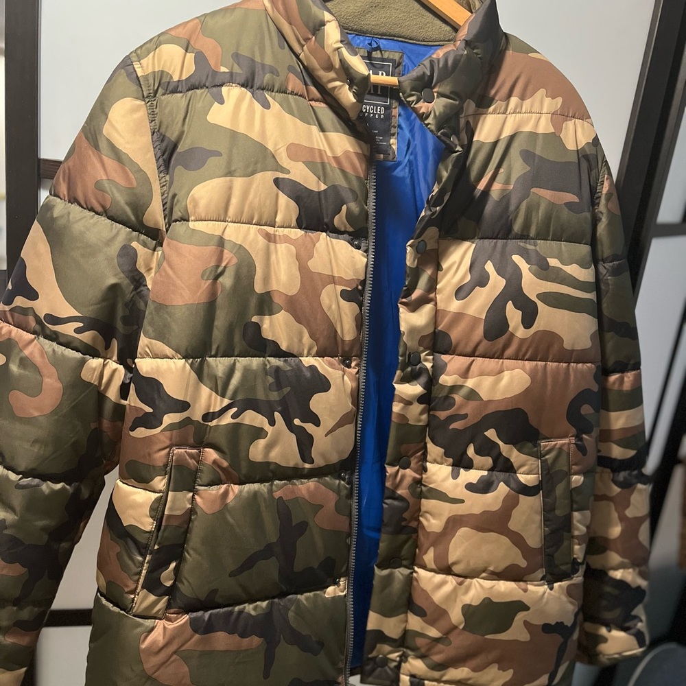 Upcycled Puffer. Great to layer over big sweaters.